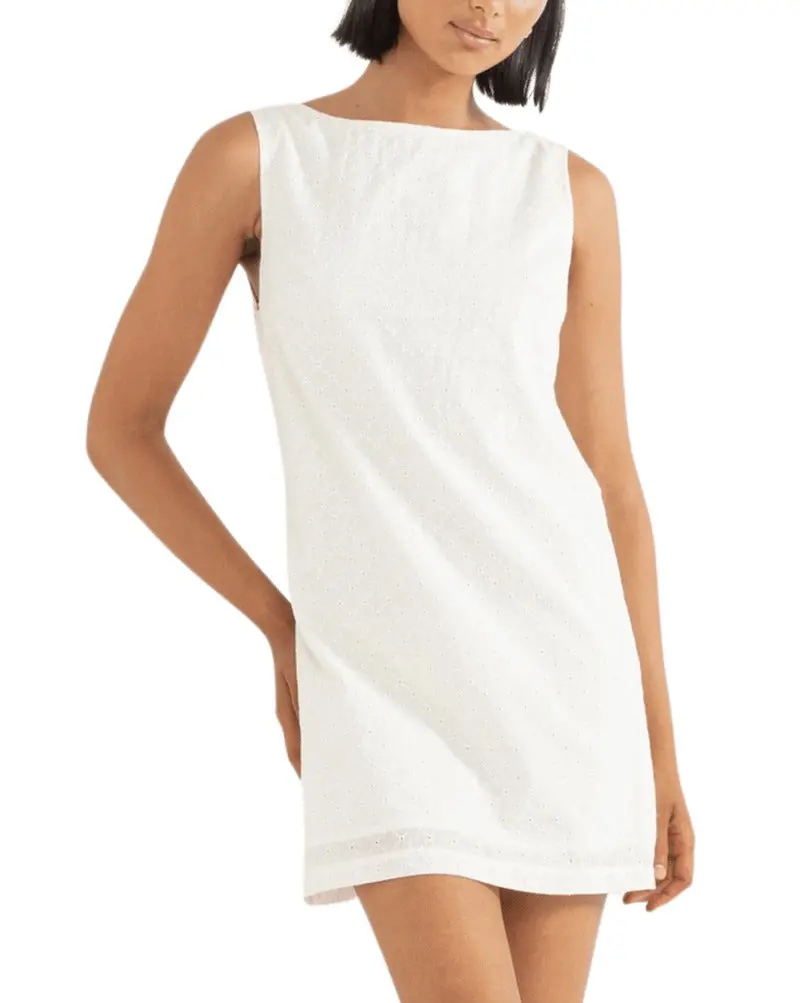 Rhythm Porto Eyelet Mini Dress 1