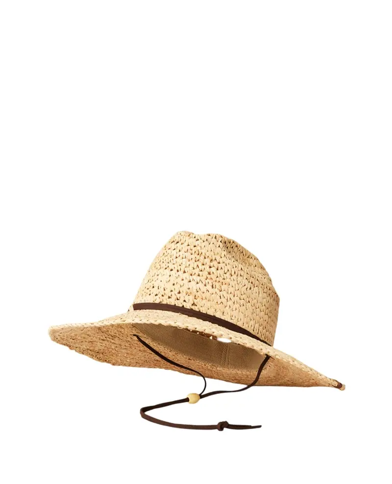 Rip Curl Crushable Wide-Brim Straw Sun Hat For Women 1