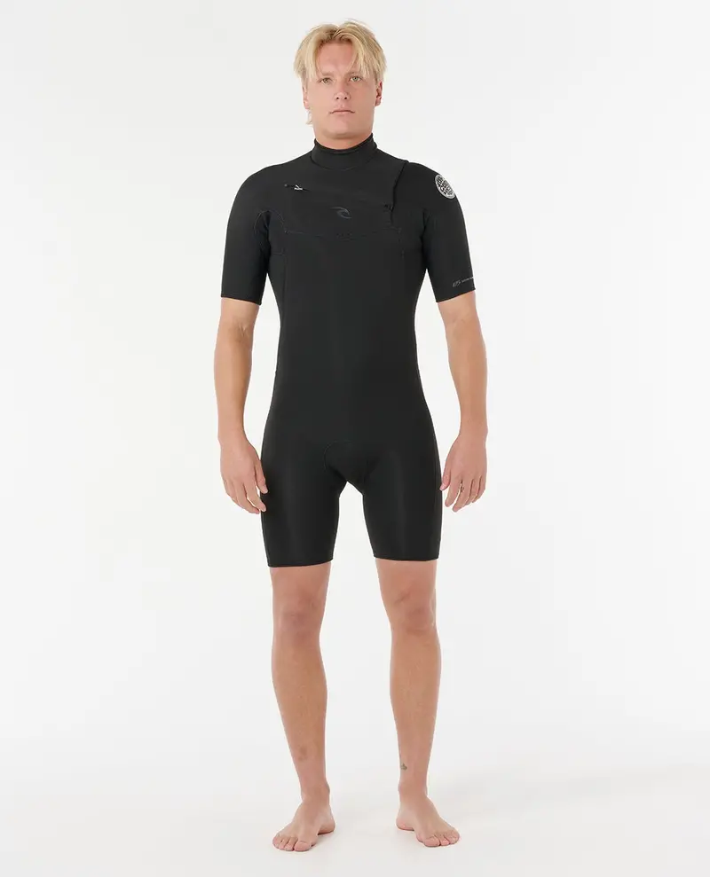 Rip Curl Dawn Patrol 2/2Mm Chest-Zip Springsuit For Men 1