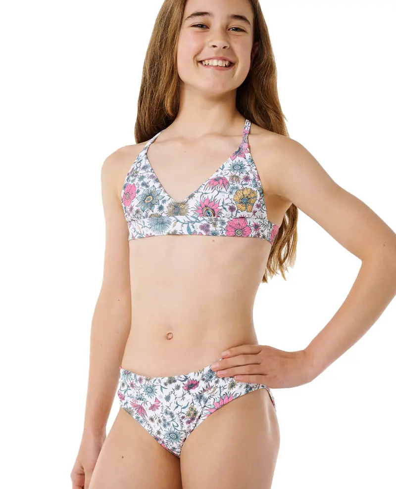 Rip Curl Girls' Hibiscus Heat Bikini Set 1