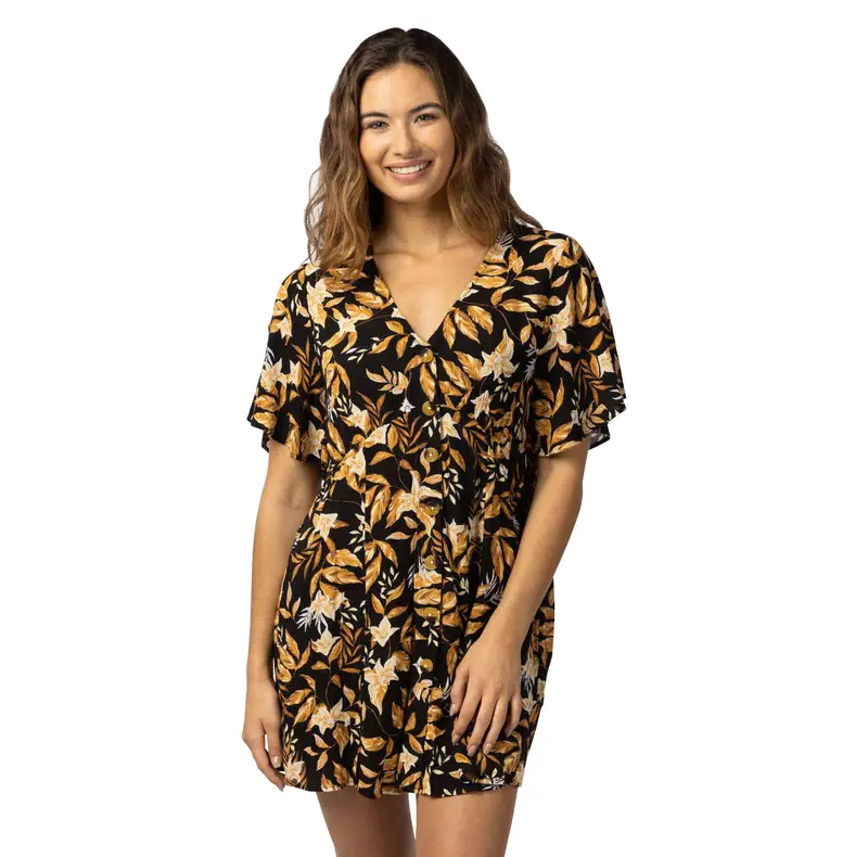 Rip Curl La Isla Button-Down Vacation Dress 1