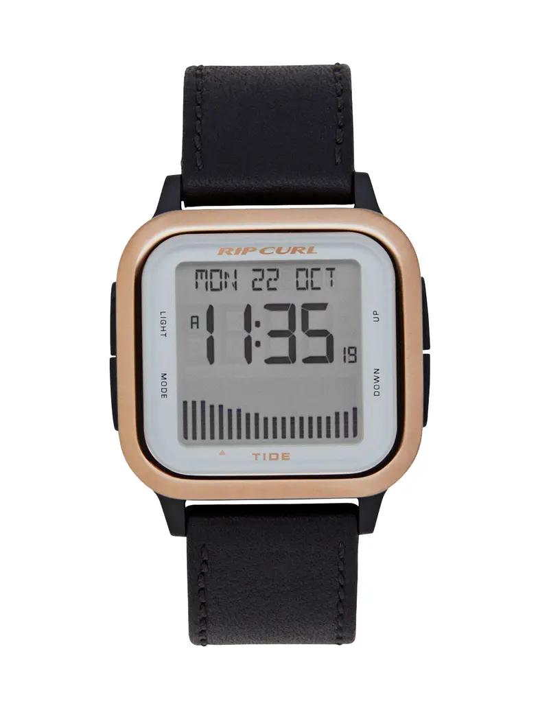 Rip Curl Next Tide Analog Watch – Surf-Inspired Leather Band 1