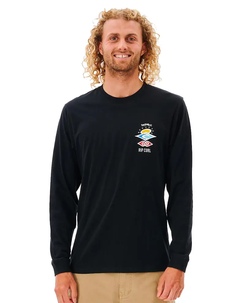 Rip Curl Search Icon Long-Sleeve Surf Tee 1