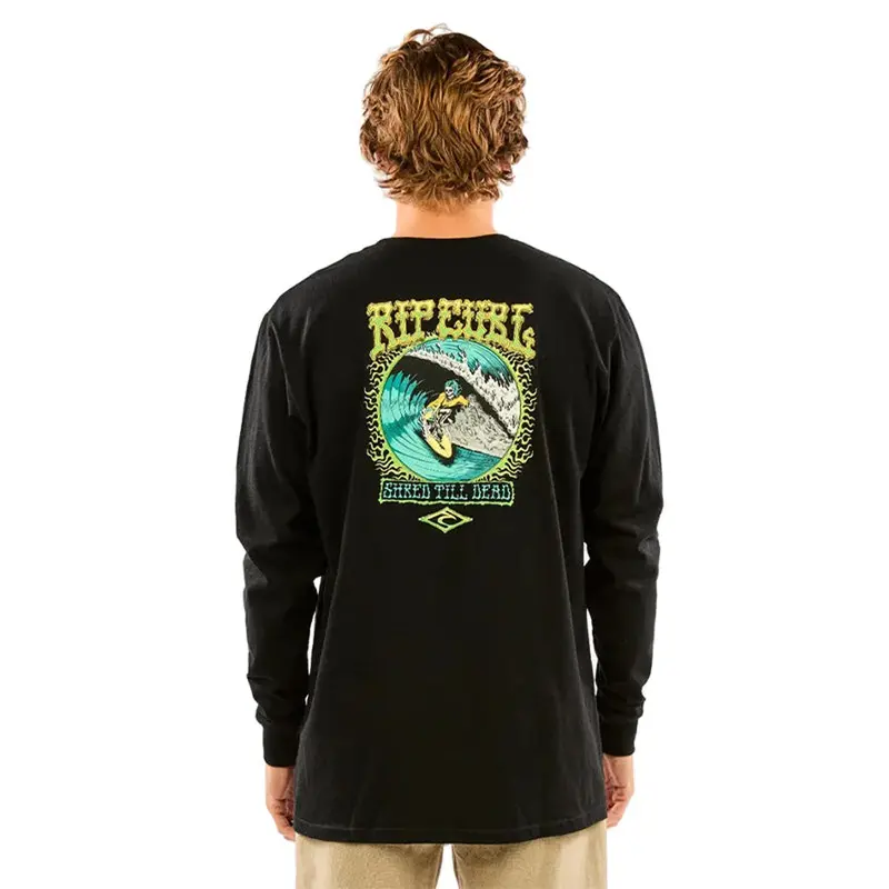 Rip Curl Shred Till Dead Long Sleeve Graphic Tee 1