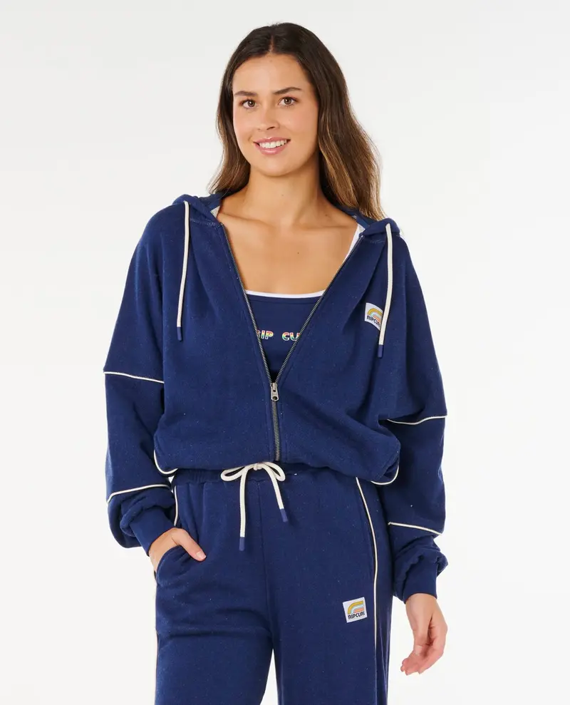 Rip Curl Surf Side Spliced Zip-Up Jacket 1