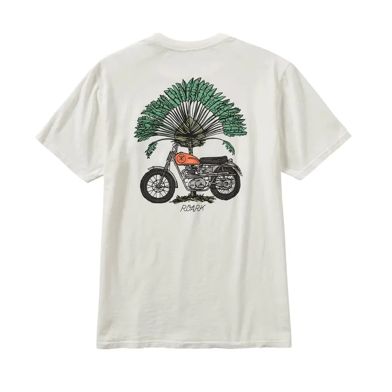 Roark Shaded Short-Sleeve T-Shirt – Tropical Print Casual Top 1