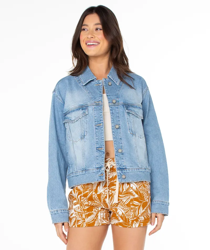 Roxy Big Wave Embroidered Sweatshirt 1