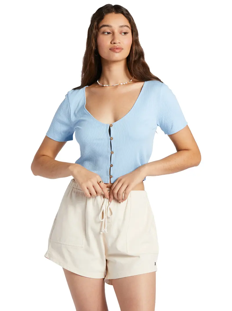 Roxy Born With It Graphic Crop Top 1