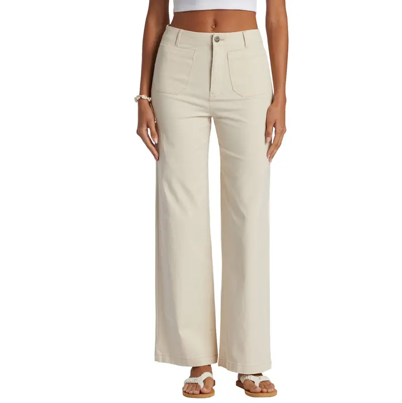 Roxy Coastal Cruiser Wide-Leg Pants – Flowy Beach-Ready Trousers 1