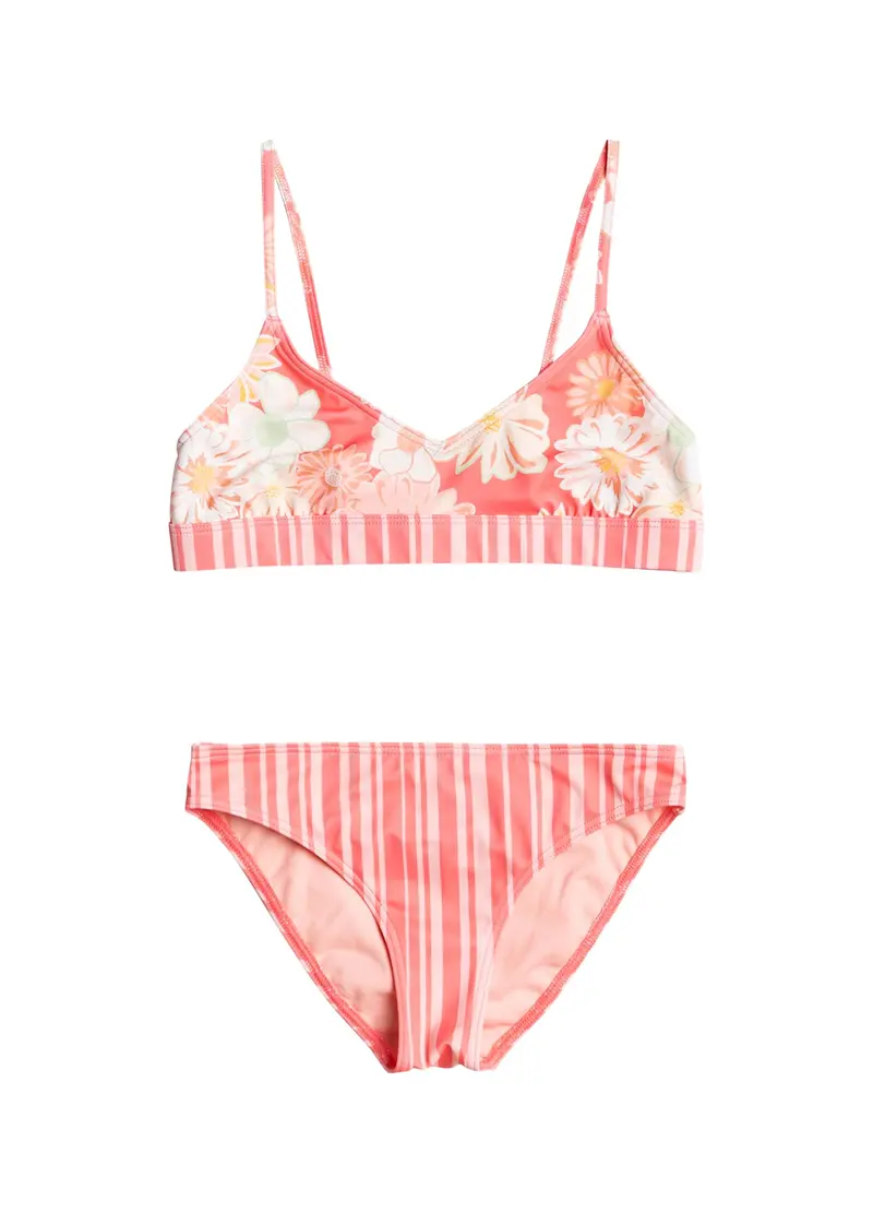 Roxy Girls Vintage Mood Story Bralette And Matching Bottom Set 1