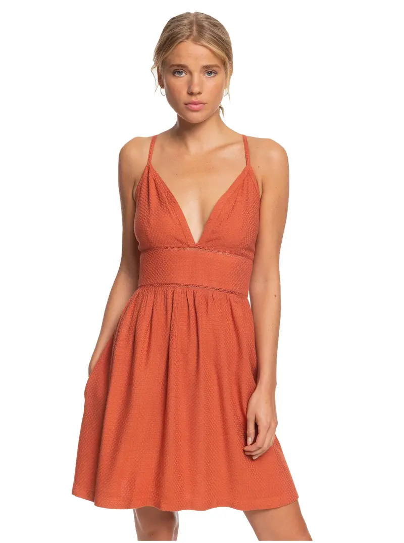 Roxy New Silver Light Summer Dress 1