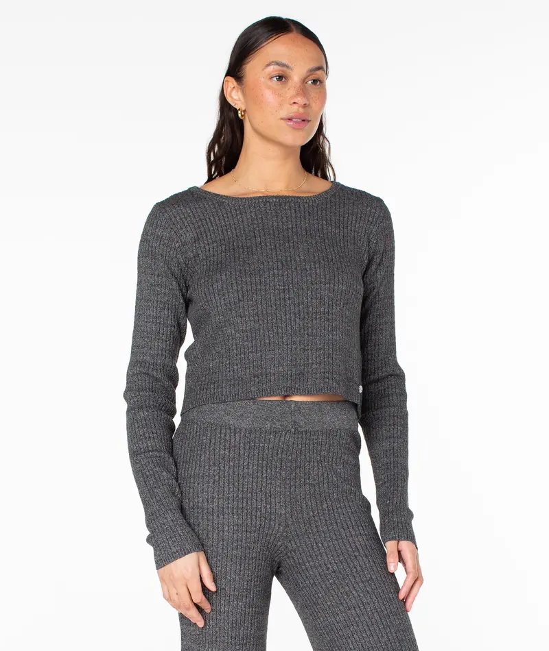 Roxy Pipe Dream Long-Sleeve Sweater 1