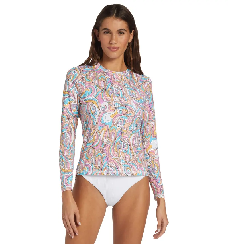 Roxy Sea Skippin Performance Long Sleeve Lycra Top 1