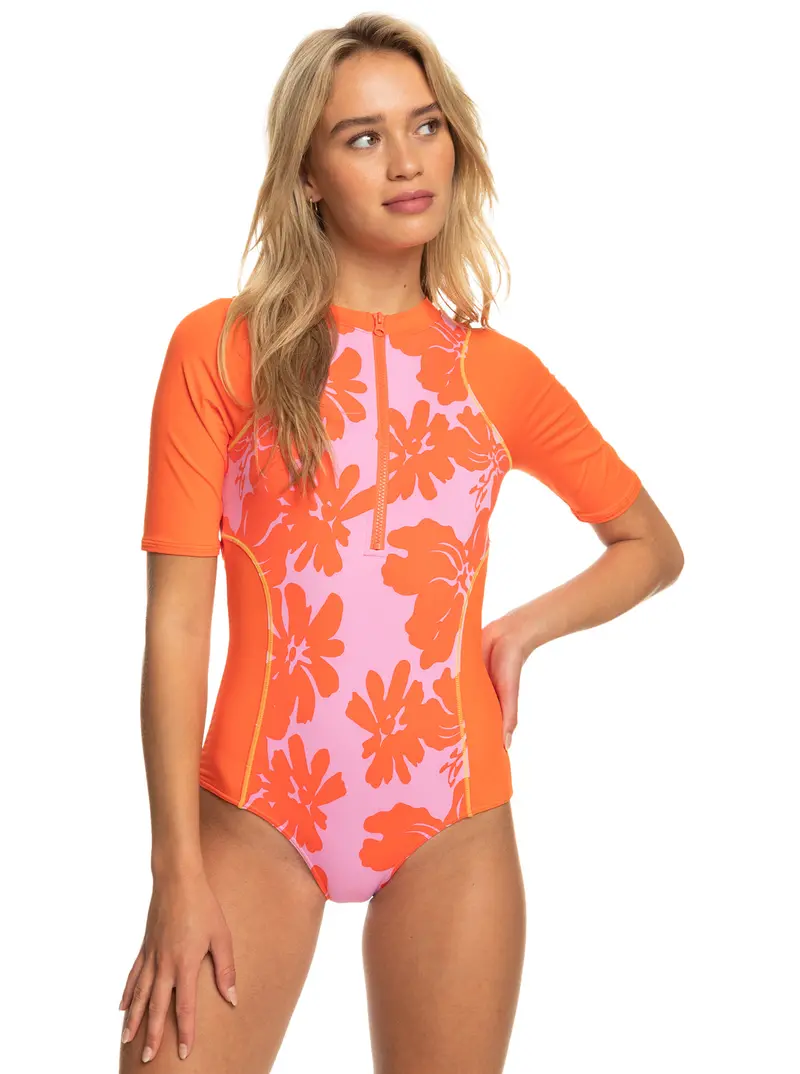 Roxy Surf.Kind.Kate 3/4-Sleeve Rashguard One-Piece 1