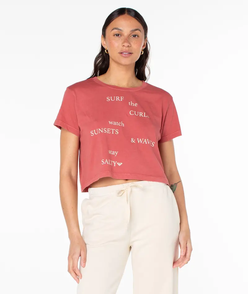 Roxy Surf Poem Crop Bra Top 1