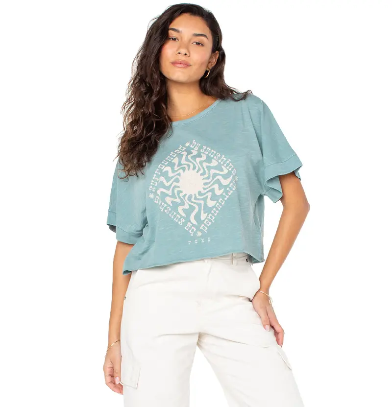 Roxy Surrounded By Sunshine Graphic T-Shirt 1
