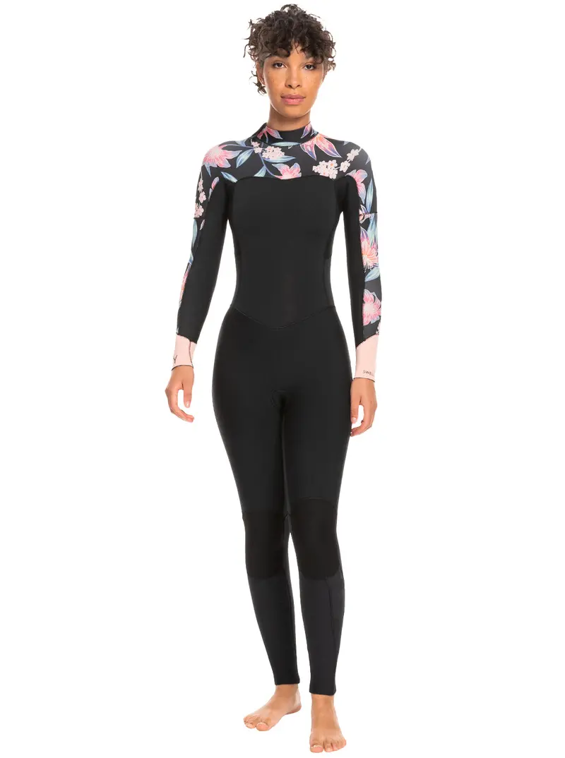 Roxy Swell 3/2Mm Women'S Back-Zip Full Wetsuit With Gbs Seams 1