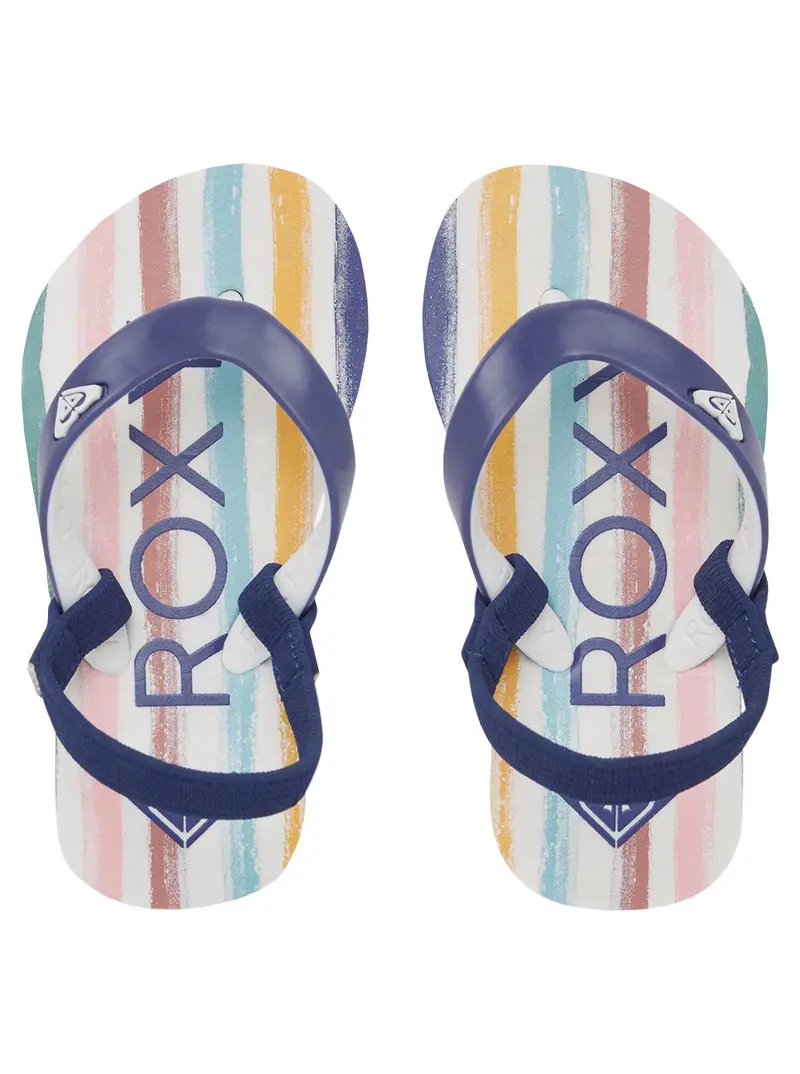 Roxy Tahiti Sandals For Toddlers – Adjustable Strappy Beach Footwear 1