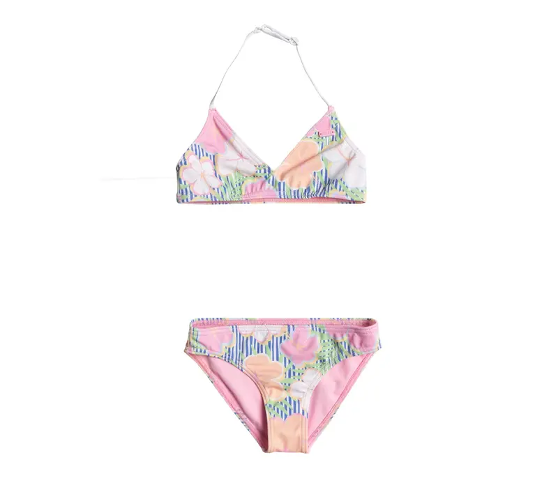 Roxy Tiny Flower Bikini Set – Matching Top And Bottom 1
