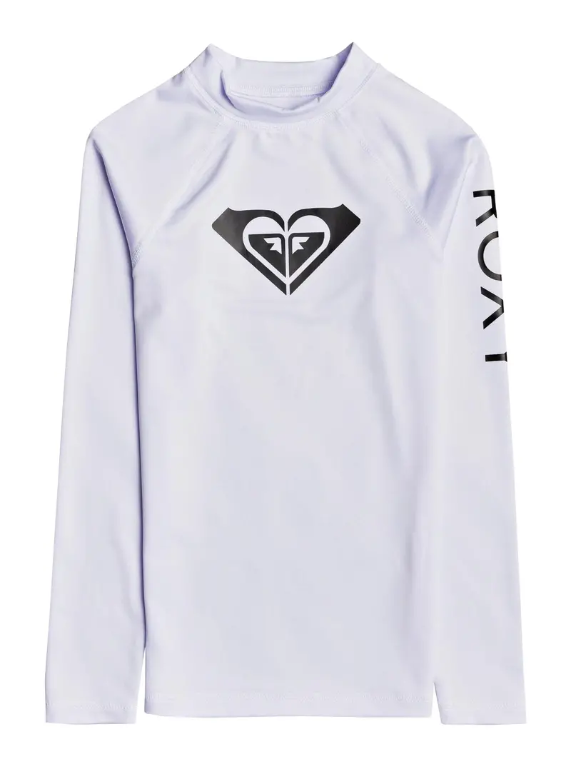 Roxy Whole Hearted Long-Sleeve Rashguard For Girls (Upf 50) 1