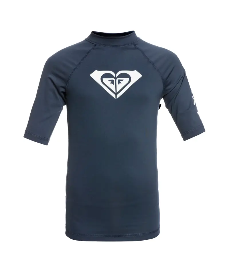 Roxy Whole Hearted Short-Sleeve Lycra Top For Girls 1