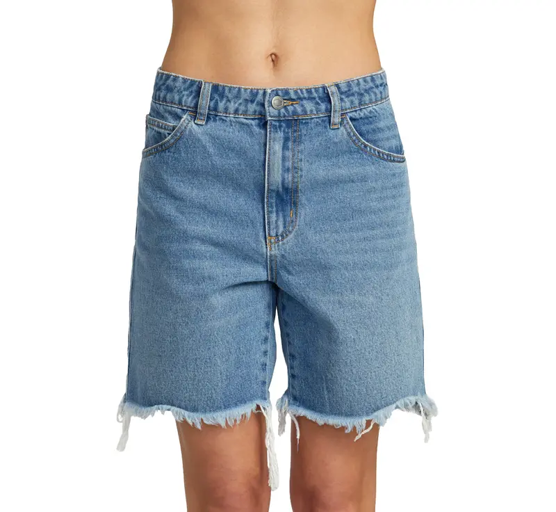 Rvca Crawford Long Denim Shorts – Relaxed-Fit Mid-Thigh Jeans For Warm Weather 2