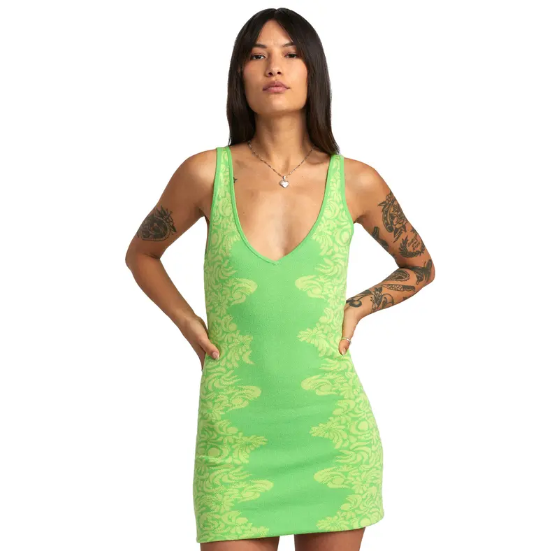 Rvca Mai Tai Tropical Sweatdress For Women 1