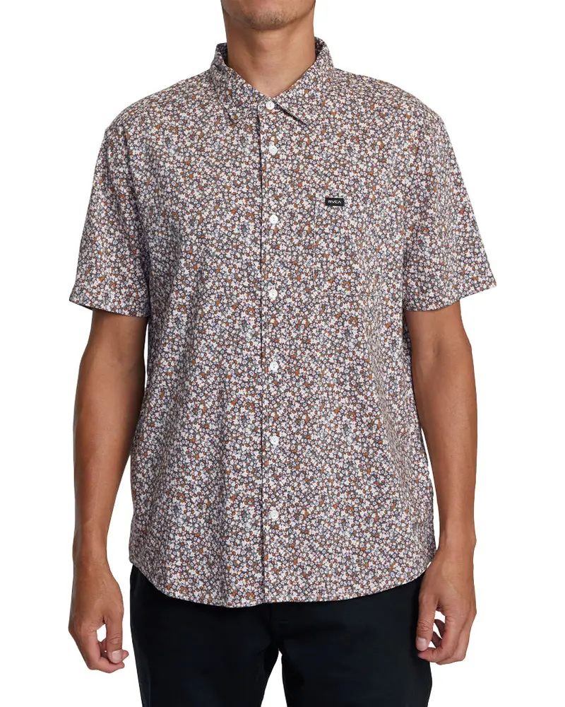 Rvca Micro Garden Woven Shirt 1