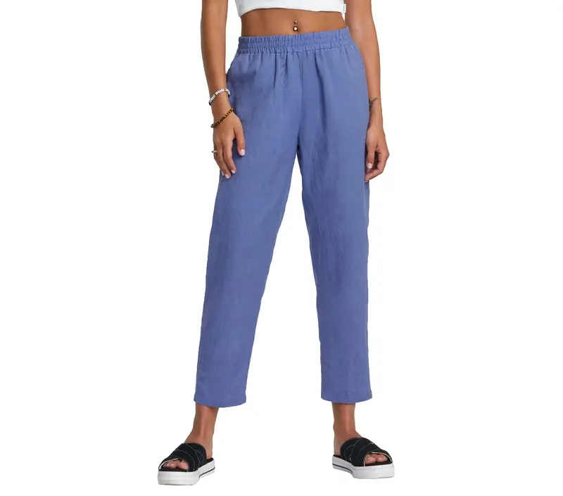 Rvca New Yume Linen Wide-Leg Pants 1