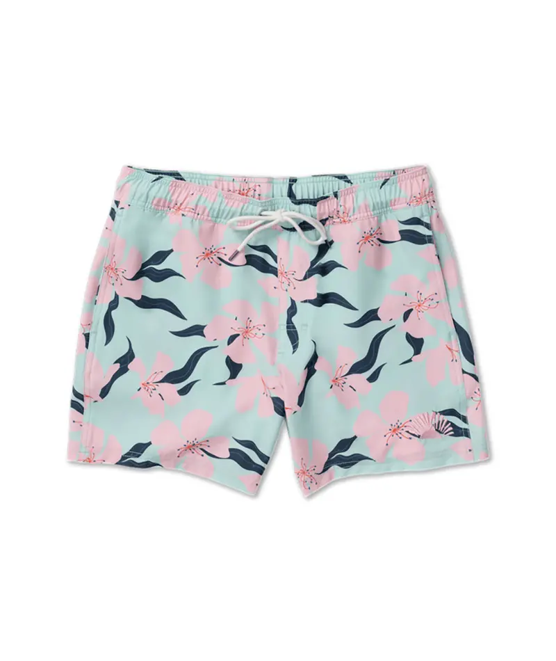 Rvca Resort Elastic Waist Shorts – Blue Haze 1
