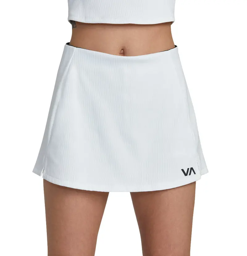 Rvca Rib-Knit Tennis Mini Skirt 1