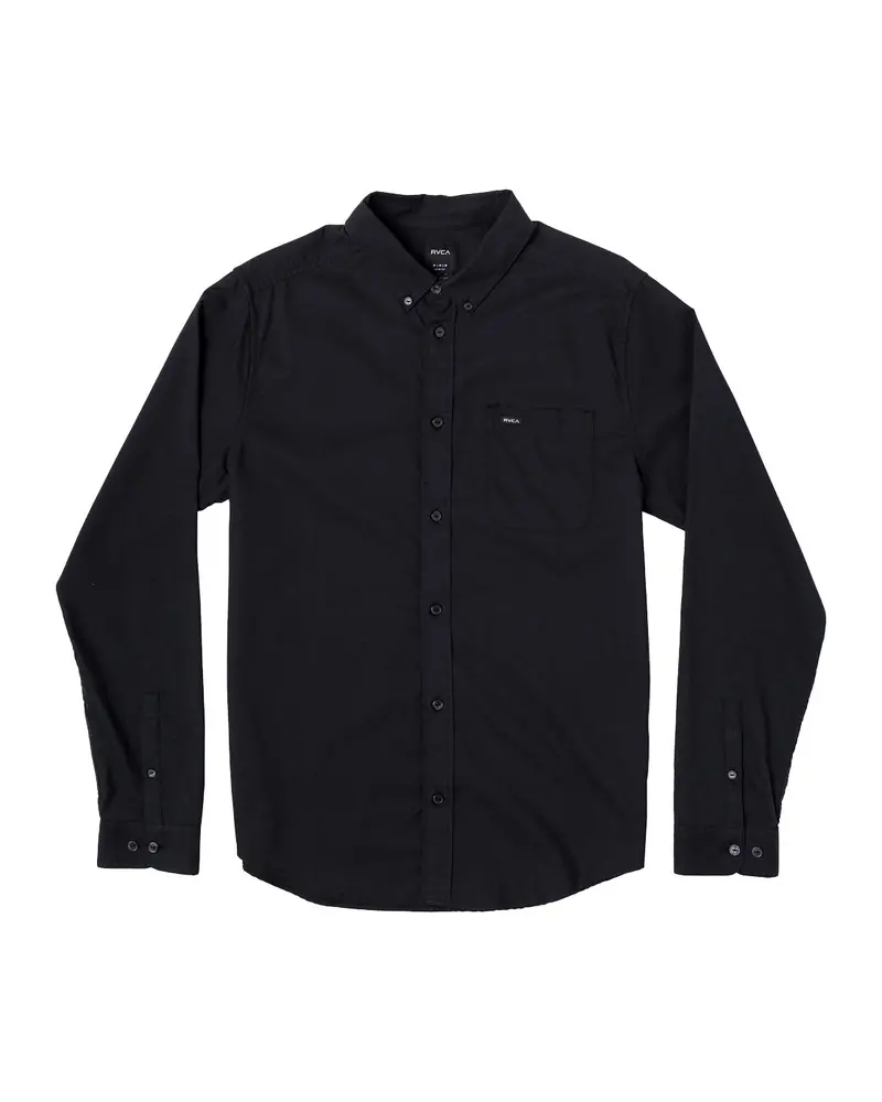 Rvca That’Ll Do Long-Sleeve Stretch Woven Shirt 1