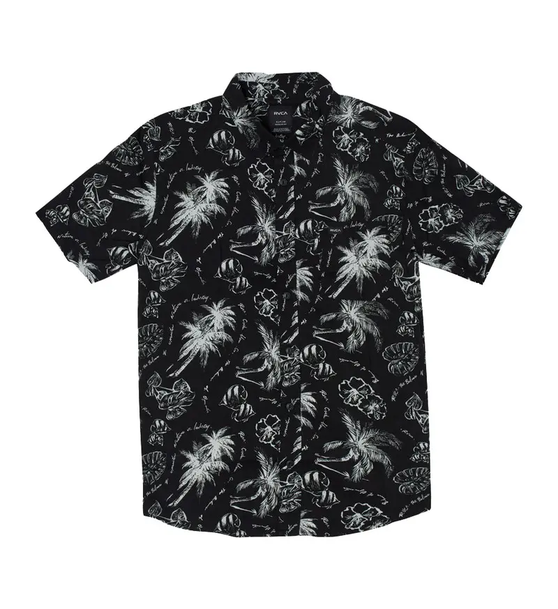 Rvca Tropic Winds Men'S Short-Sleeve Shirt 1