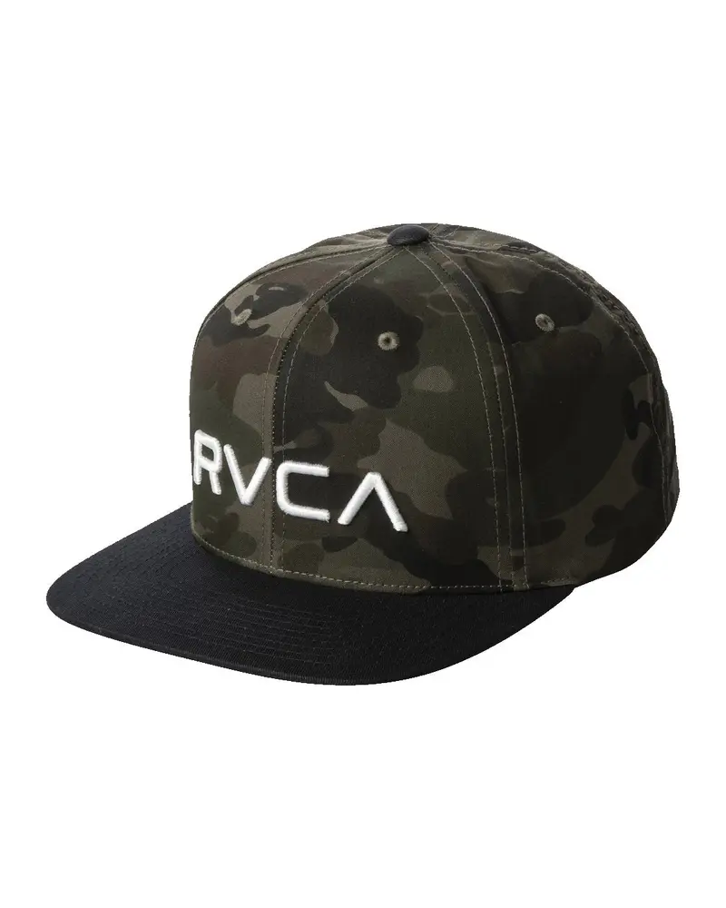 Rvca Twill Snapback Cap For Men 1
