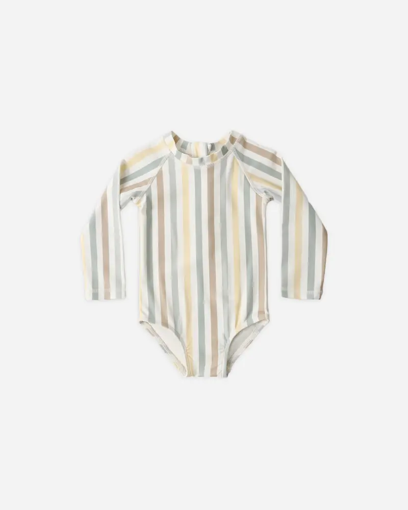 Rylee + Cru Delphine Upf Rashguard Swimsuit 1