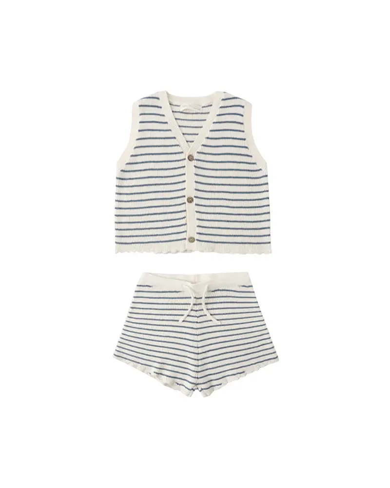 Rylee + Cru Knit Vest And Top Matching Set 1