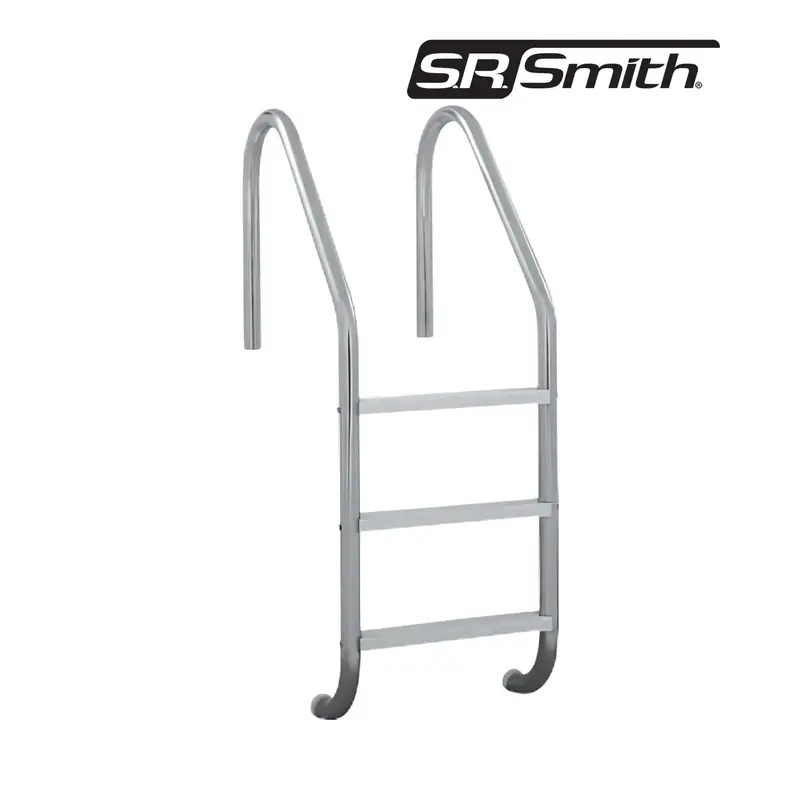 S.R. Smith Econoline 24-Inch Stainless Steel 3-Step Ladder (Rlf-24E-3B) 1