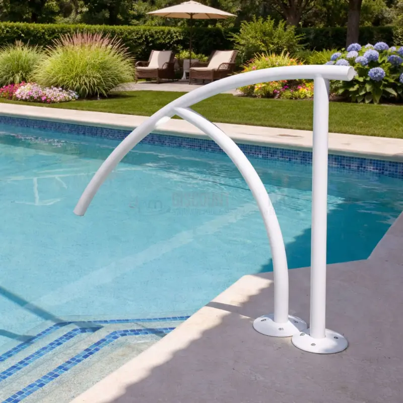 Saftron Triton Series Pool Handrail – 30" W × 35" H (Trtd-130) 1