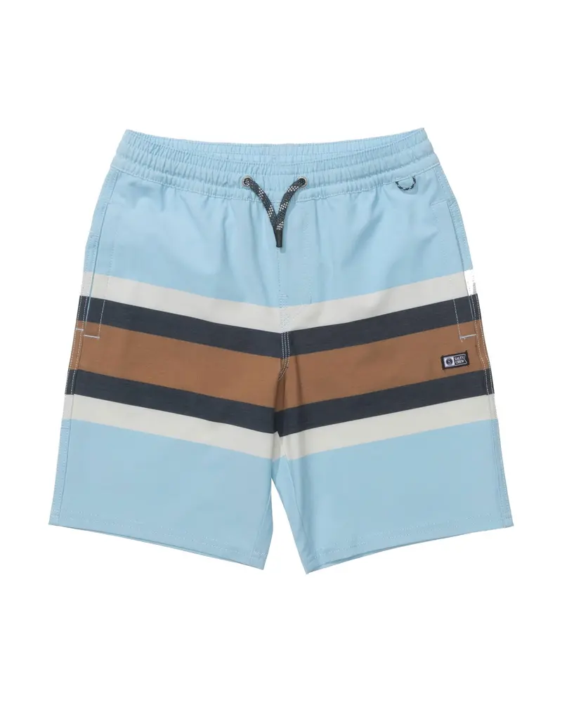 Salty Crew Boys' Striped Volley Beach Shorts 1