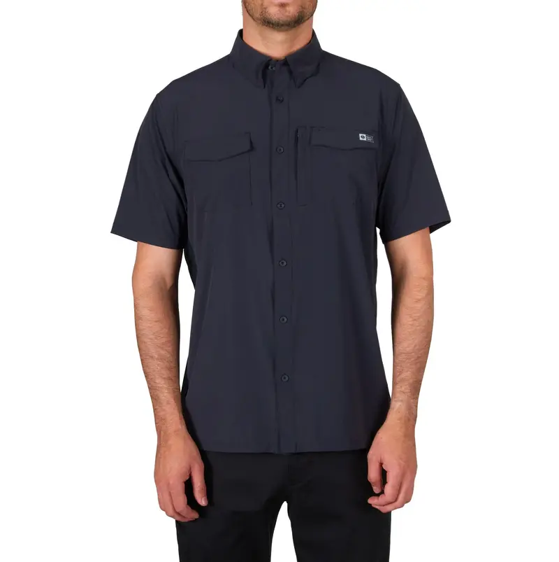 Salty Crew Charter Short-Sleeve Technical Woven Shirt 1