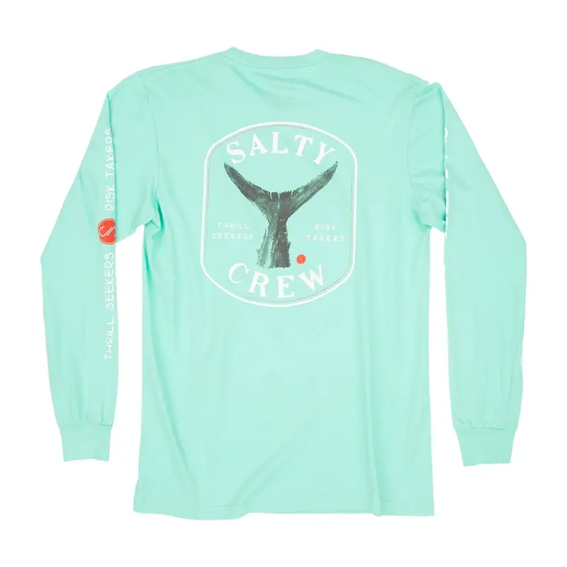 Salty Crew Fishstone Premium Long-Sleeve Tee – Artistic Coastal Graphic Shirt 1
