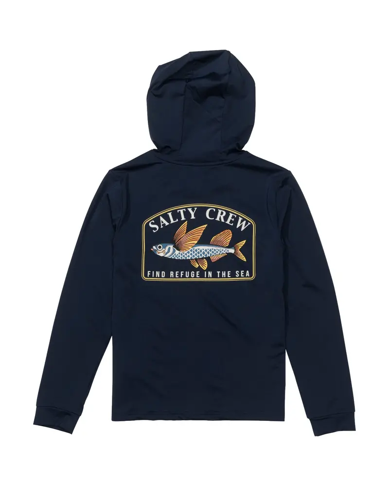 Salty Crew Flyhome Boy Hooded Sun Shirt 1