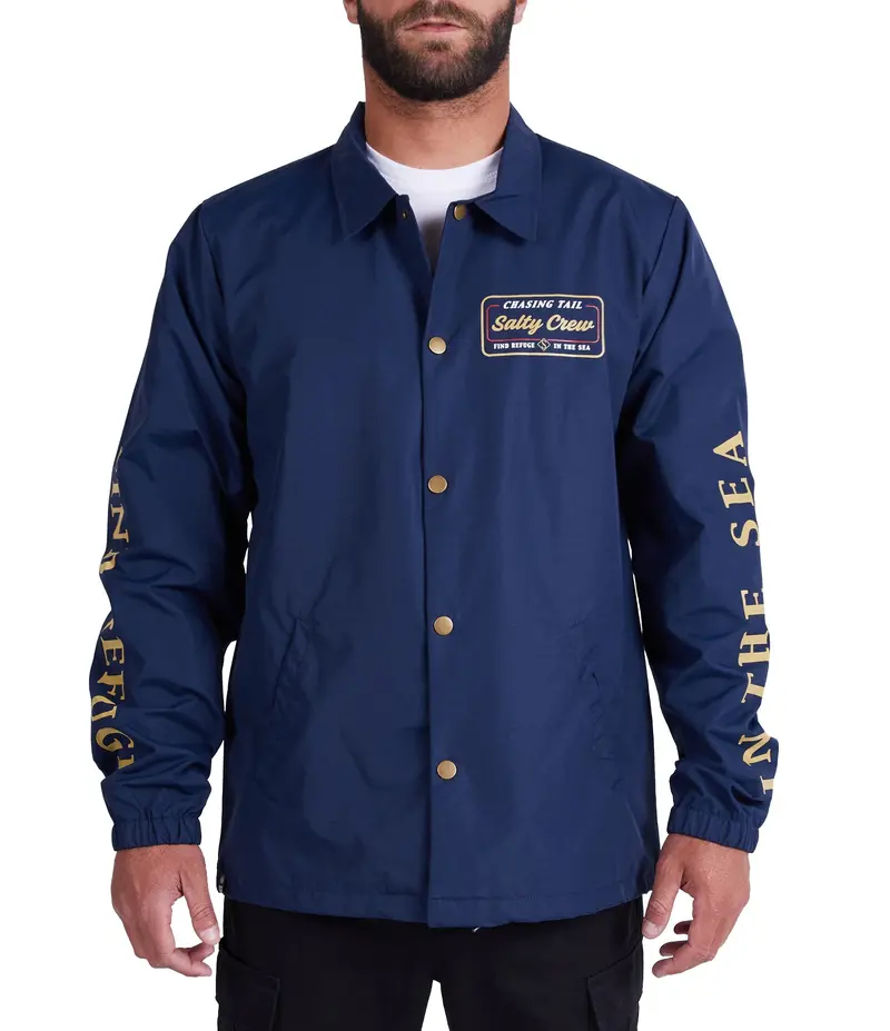 Salty Crew Marina Coaches Jacket – Water-Resistant Outerwear 1