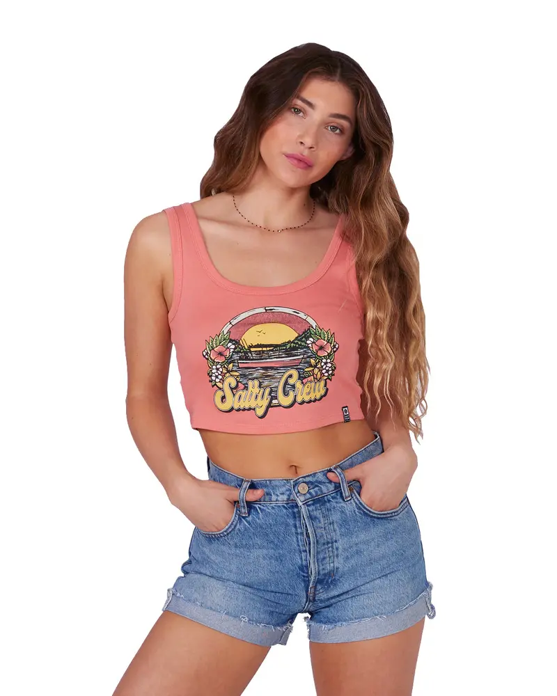 Salty Crew On Vacation Sleeveless Tank Top 1