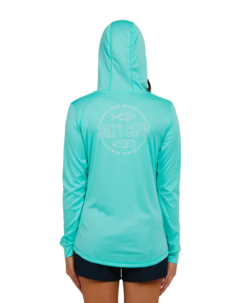 Salty Crew Outlined Hooded Uv-Protective Sun Shirt 1