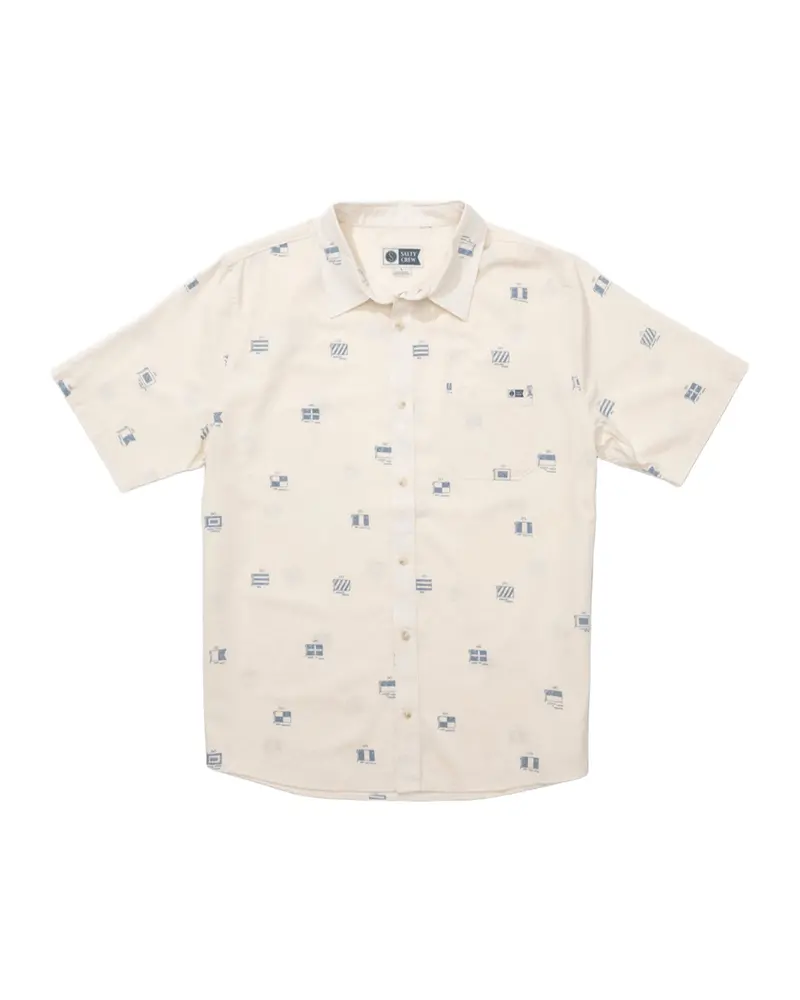 Salty Crew Session Short-Sleeve Button-Up Shirt 1