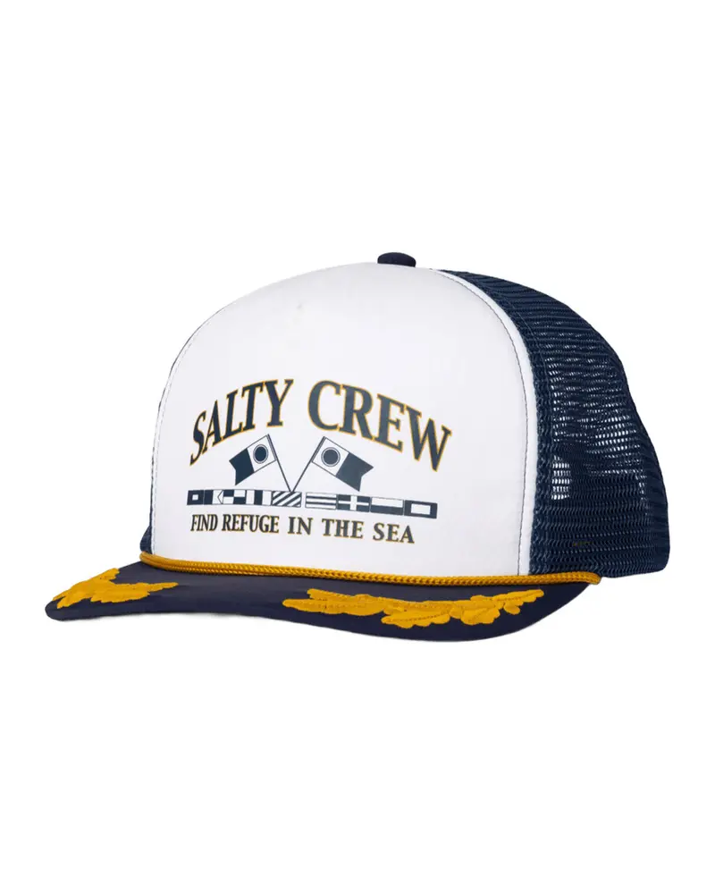 Salty Crew Yacht Club Trucker Hat – Breathable Mesh Back Cap 1