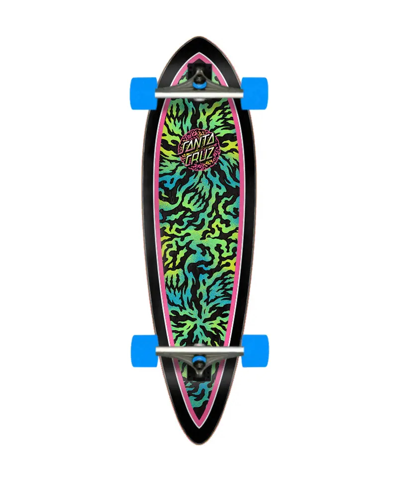 Santa Cruz Obscure Dot Pintail Complete Skateboard (9.20") 1