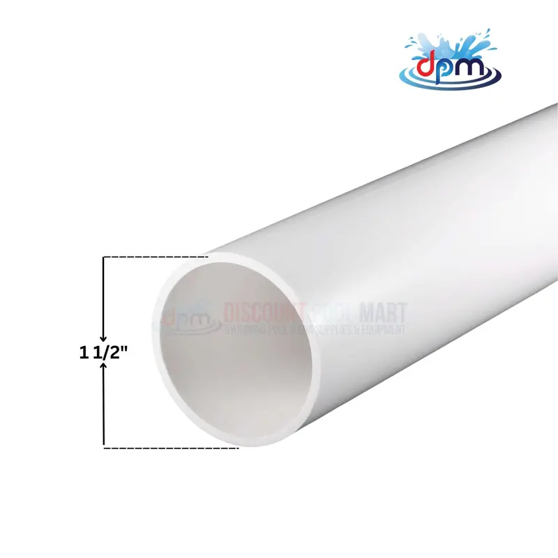 Schedule 40 White Pvc Pipe – 1-1/2-Inch Diameter 1
