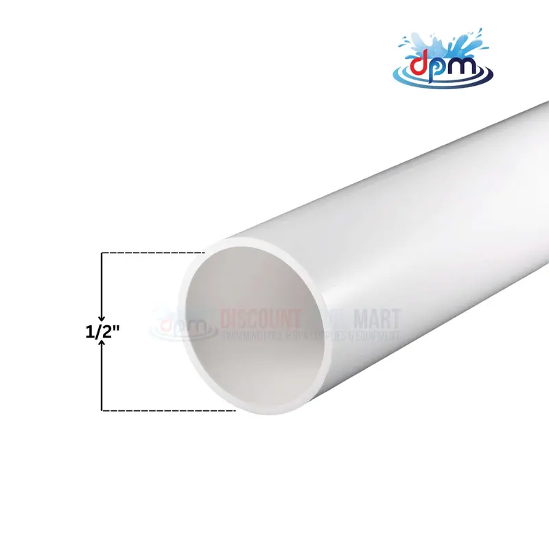 Schedule 40 White Pvc Pipe – 1/2-Inch Diameter 1